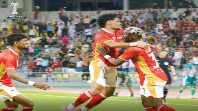 গোলের পর বসুন্ধরার উৎসব